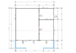 Bungalow de Madera Flora 6000mm x 5200mm + 1200mm 45mm_plano_MNVEEK