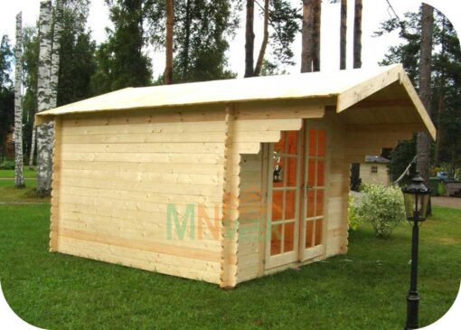 Caseta de Jardín Capri 3000mm x 3000mm 28mm Grosor de la Madera Vista General MNVEEK