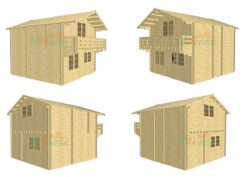 Alternative view of Casa de Madera Palermo2 78m2