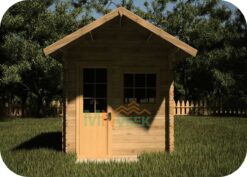 Caseta de Jardín DAKOS 3000mm x 2500mm 28mm Grosor de la Madera Frontal MNVEEK