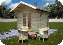 Caseta de Jardín Jarros 3800mm x 3000mm 28mm Grosor de la Madera Vista General MNVEEK