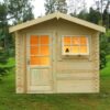 Caseta de jardín Tilos de 5,0m² construidos y de 3,9m² de superficie útil, de 28 mm de grosor de la madera