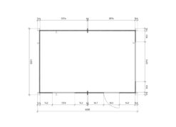 Garaje de Madera Antela1 PLANO MNVEEK