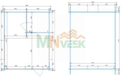Bungalow de Madera Malaga Plano MNVEEK