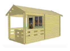 Caseta de Madera Tineo 45mm Grosor de la Madera Vista Frontal MNVEEK