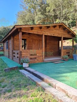 Bungalow de Madera Sils 48m2