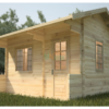 Caseta de jardín Almacén2 5100mm x 3000mm 45mm Grosor de la Madera MNVEEK