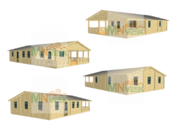 Casa de Madera Santorini Vista General MNVEEK