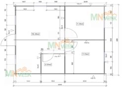 Bungalow_de_madera_Susana3_6000x6000mm_45_Grosor_de_la_madera_Plano_Mnveek