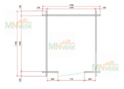 Casa de Jardin Baño1 1556mm x 1756mm 28mm_plano_MNVEEK