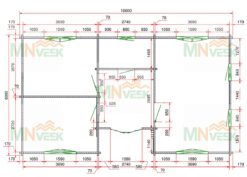 Casa de Madera Cristi2 10600mm x 6000mm 70mm_plano_MNVEEK