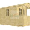 Caseta de Madera Mobil 12m2 Casas de Madera MNVEEK