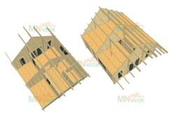 Alternative view of Bungalow de Madera Vigo 58m2