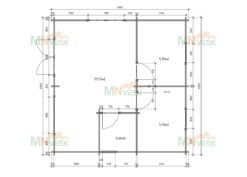 Bungalow_de_Madera_Sevilla_6000x6000mm_45mm_grosor_madera_vista_plano_mnveek