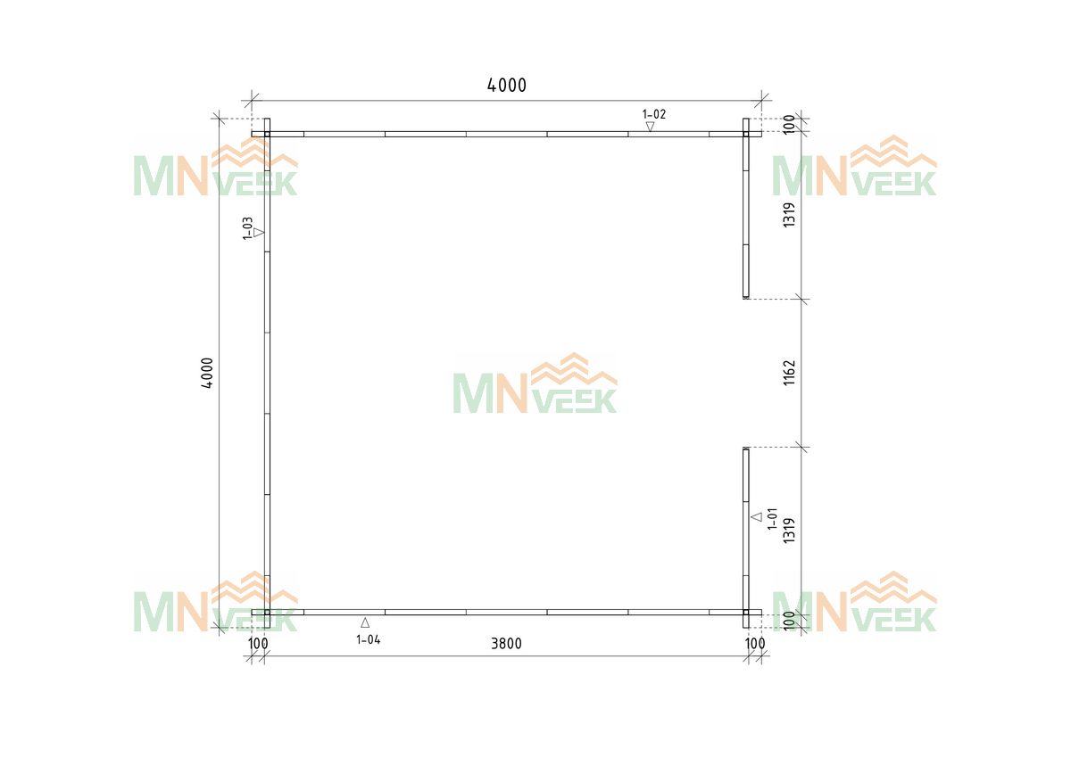 Mirador_de_Madera_Mirasol4_4000x4000mm_45mm_grosor_madera_vista_plano_mnveek