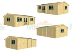 Alternative view of Casa de Madera Huesca de 50 m² dos habitaciones