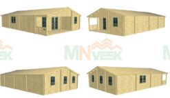 Alternative view of Casa de madera Cartagena de 104 m2 tres habitaciones