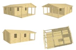 Alternative view of Bungalow de Madera Murcia 51 m.2