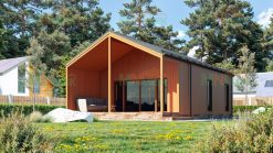 Casa de madera modelo Valladolid de 80 m.2